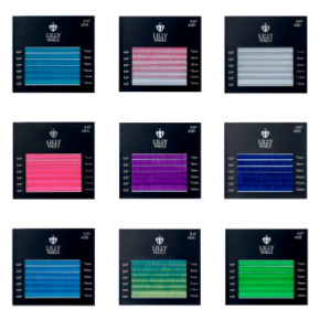 Colored Volume Lashes C 0.07 Mix