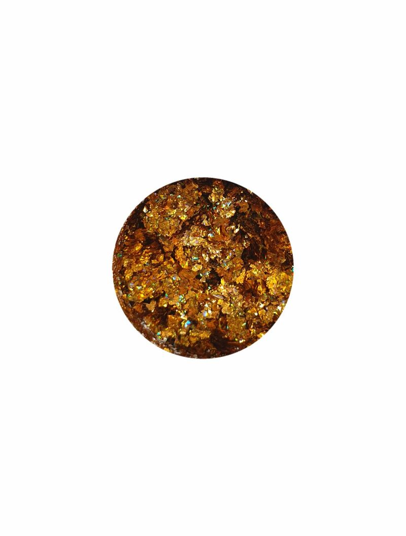 Lazer Flakes Gold