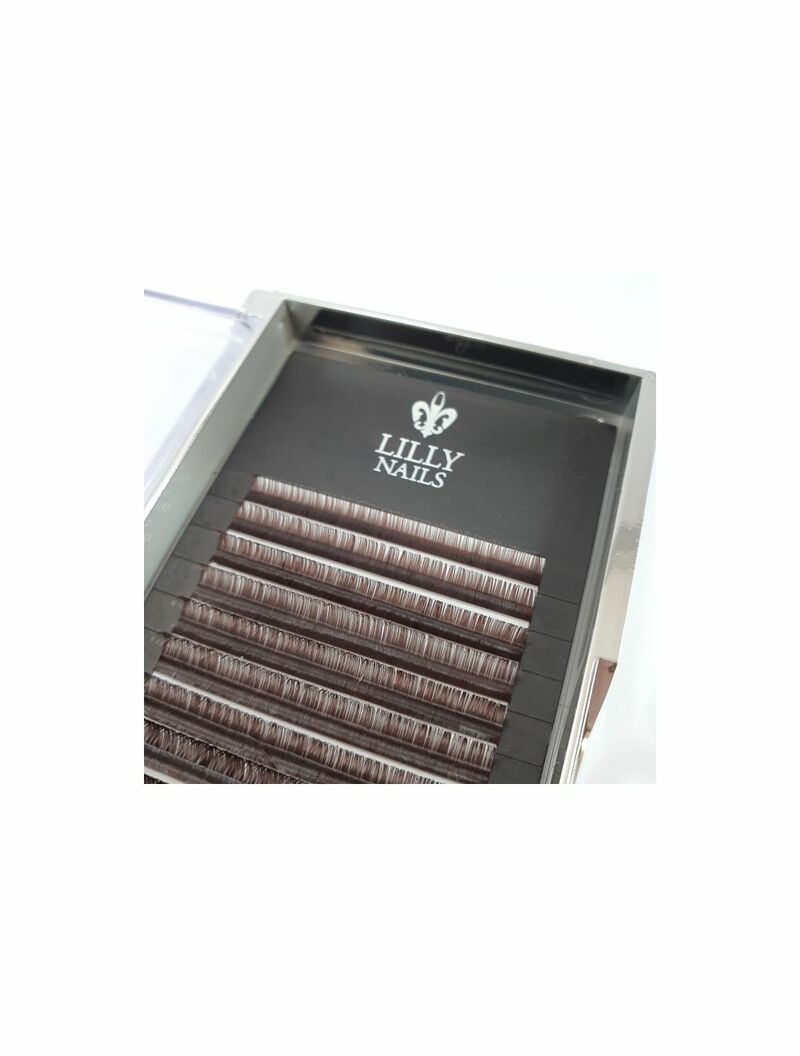Volume Lashes D 0.05 - Mix Brown