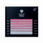 Colored Lashes D 0.07 Mix - Ombre White/Pink