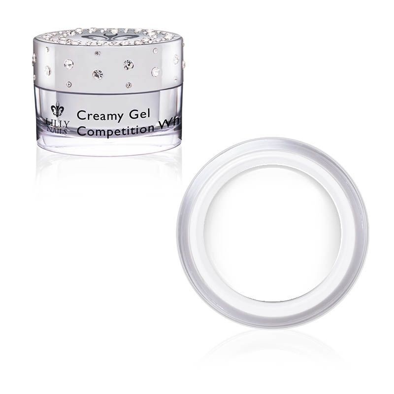 Creamy gel competition white